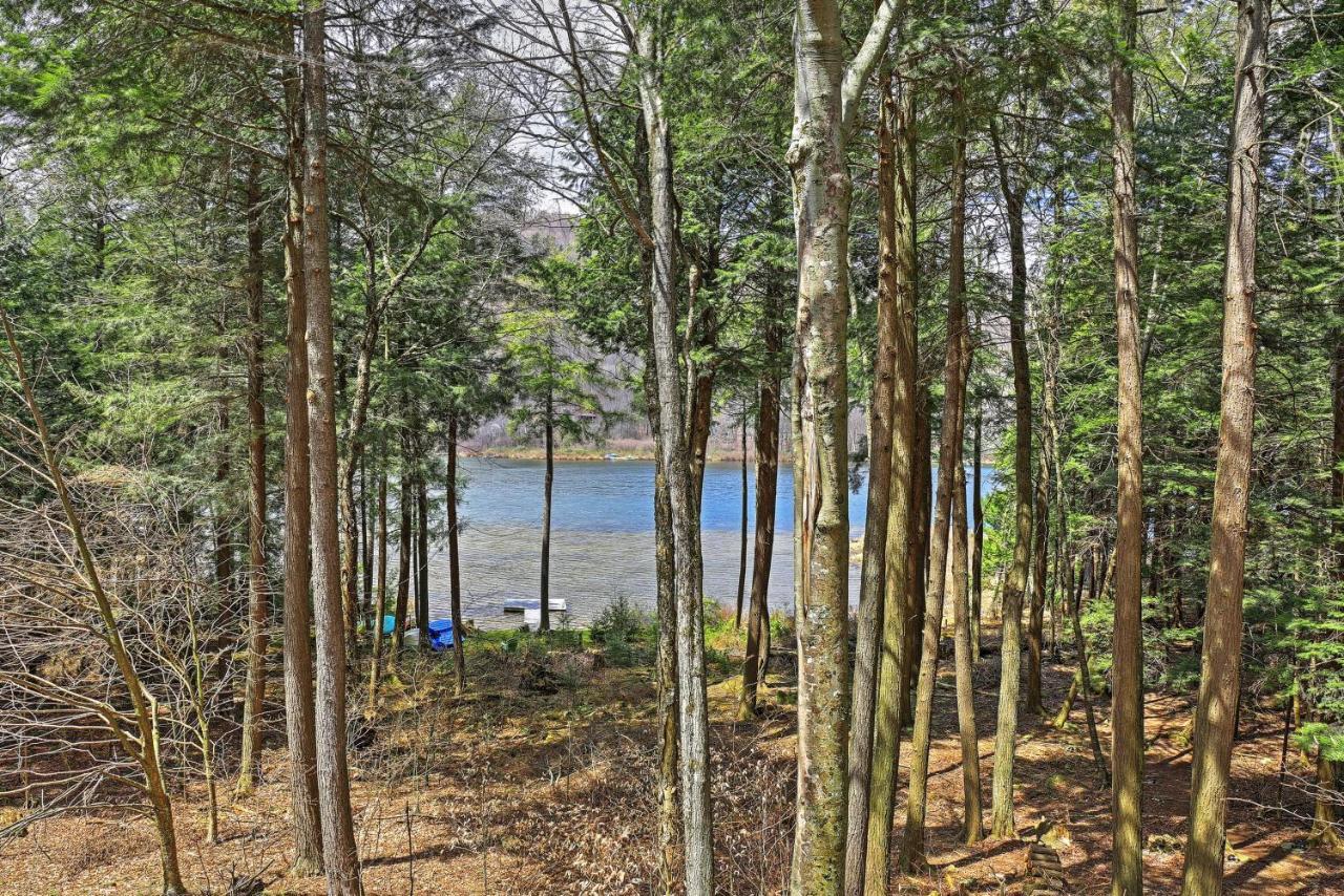 Stamford Lakefront Home With Dock And Wraparound Deck! Exterior photo