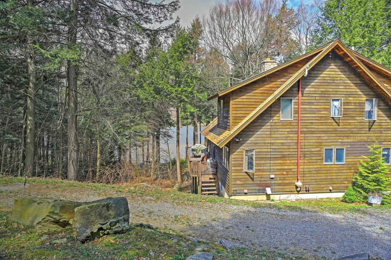 Stamford Lakefront Home With Dock And Wraparound Deck! Exterior photo